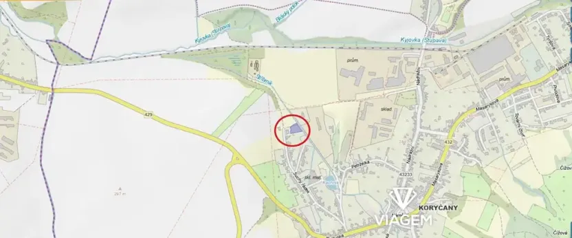 Prodej podílu zahrady, Koryčany, 328 m2