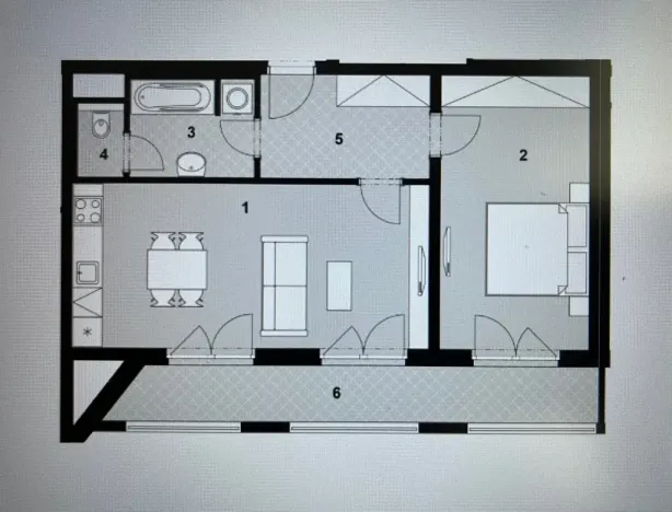 Pronájem bytu 2+kk, Praha - Vršovice, Petrohradská, 60 m2