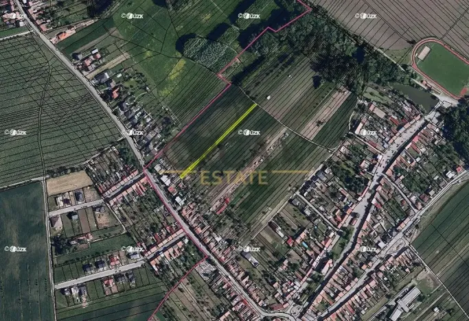 Prodej zahrady, Přísnotice, 1058 m2