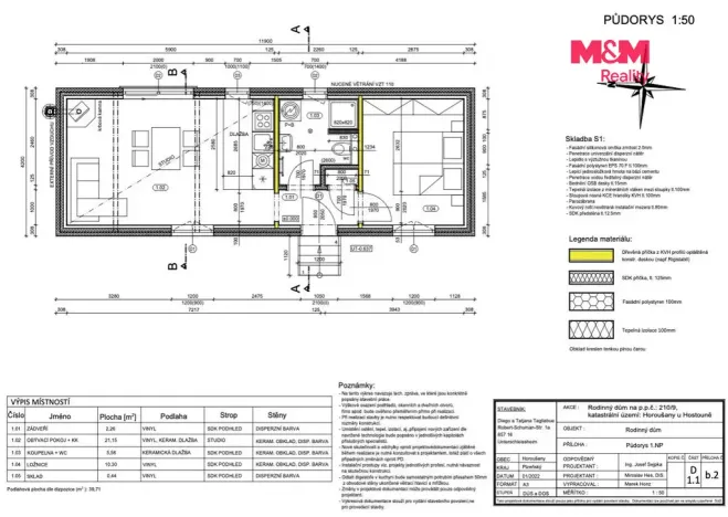 Prodej rodinného domu, Hostouň - Horoušany, 40 m2