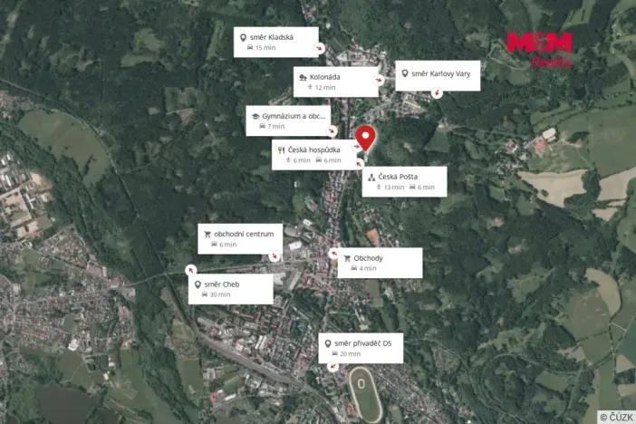 Pronájem bytu 3+kk, Mariánské Lázně, Anglická, 81 m2