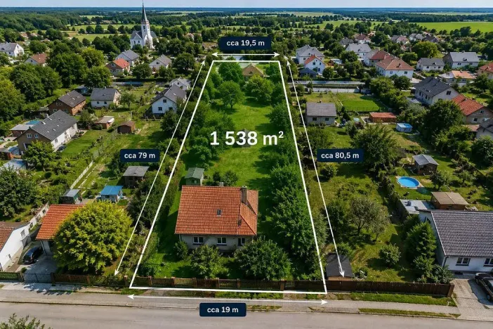 Prodej pozemku, Srch, Pardubická, 1538 m2
