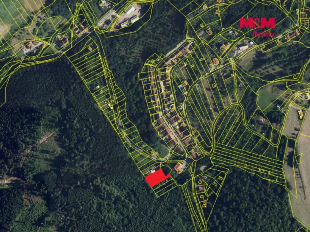 Prodej zahrady, Tišnov - Hájek, 1320 m2