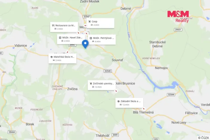 Prodej pozemku pro bydlení, Mostek, 1660 m2