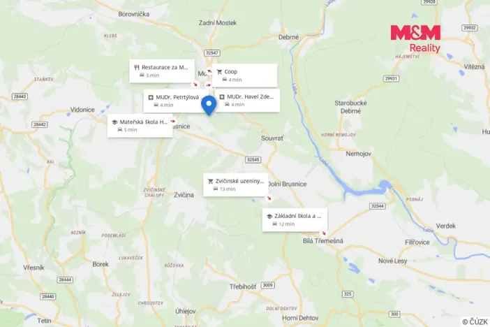 Prodej pozemku pro bydlení, Mostek, 1660 m2