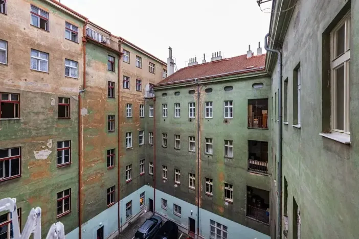 Pronájem bytu 1+kk, Praha - Karlín, Vítkova, 29 m2