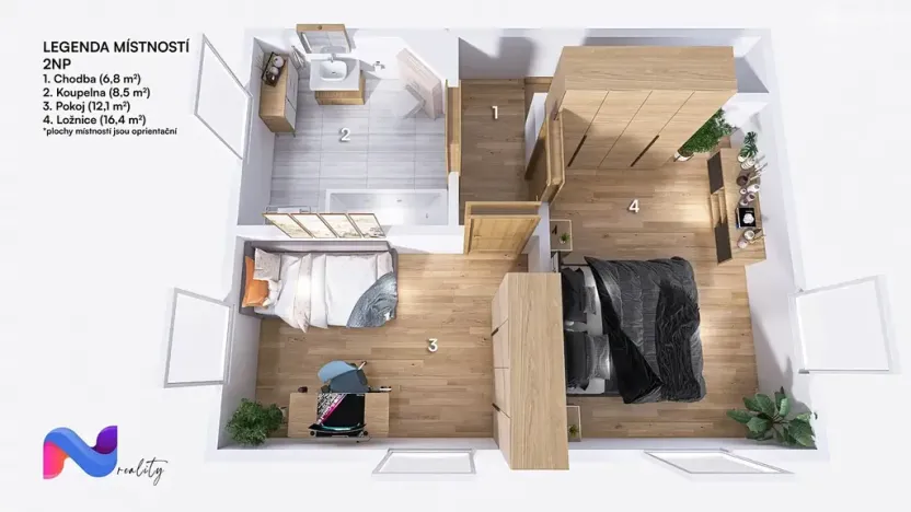 Pronájem rodinného domu, Březina, 95 m2