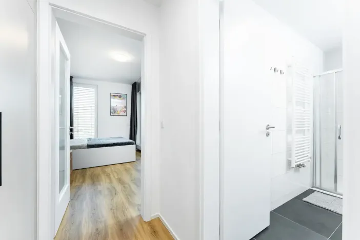 Pronájem bytu 1+kk, Praha - Vysočany, Odkolkova, 42 m2