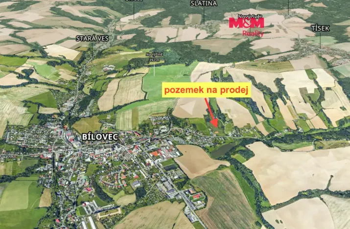 Prodej pozemku pro bydlení, Bílovec, 1. máje, 1138 m2