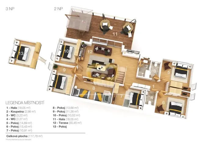 Prodej ubytování, Uzeničky, 590 m2