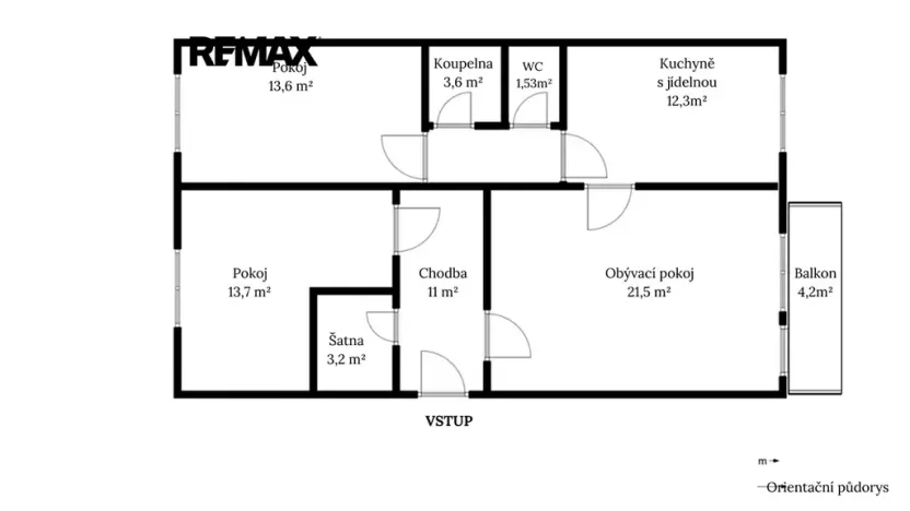 Pronájem bytu 3+1, Nový Jičín, Na Lani, 79 m2