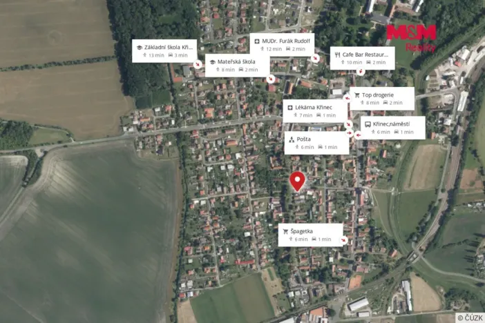 Prodej rodinného domu, Křinec, Zelené náměstí, 83 m2