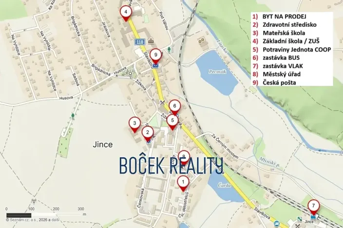 Prodej bytu 3+1, Jince, Čsl. dělostřelců, 65 m2