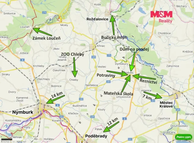 Prodej rodinného domu, Činěves, 78 m2