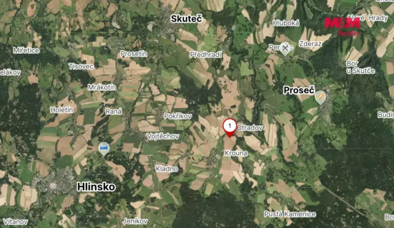 Prodej pozemku pro bydlení, Otradov, 3649 m2