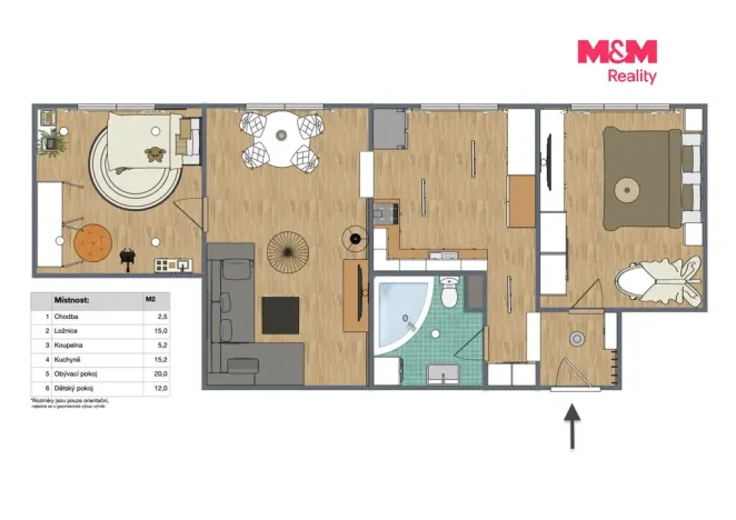 Prodej bytu 3+1, Volary, Sídl. Míru, 70 m2
