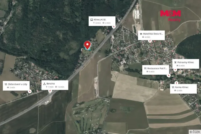 Prodej pozemku pro bydlení, Líšnice, Varadov, 1945 m2