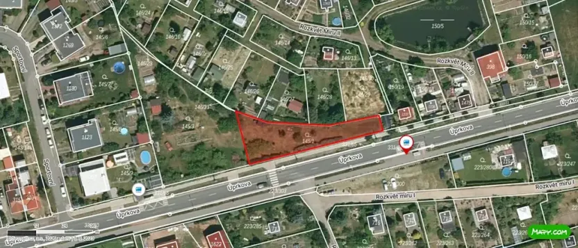 Prodej pozemku pro bydlení, Hradec Králové, 674 m2