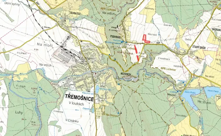Prodej pole, Třemošnice, 16819 m2