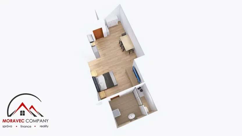 Pronájem apartmánu, Ostrava, Cihelní, 33 m2