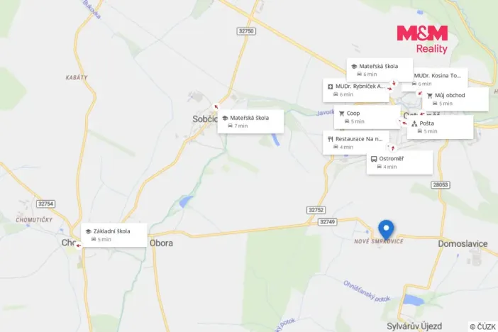 Prodej pozemku, Ostroměř - Nové Smrkovice, 785 m2