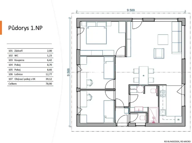 Prodej rodinného domu, Sulice, 80 m2