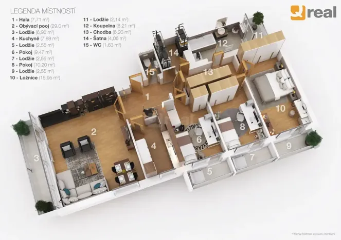 Pronájem bytu 4+1, Praha - Vokovice, Na rozdílu, 100 m2