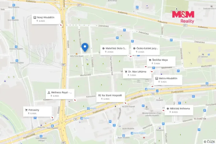 Pronájem bytu 5+kk, Praha - Hloubětín, V Novém Hloubětíně, 162 m2