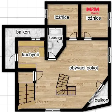 Pronájem kanceláře, Praha - Hloubětín, V Novém Hloubětíně, 162 m2