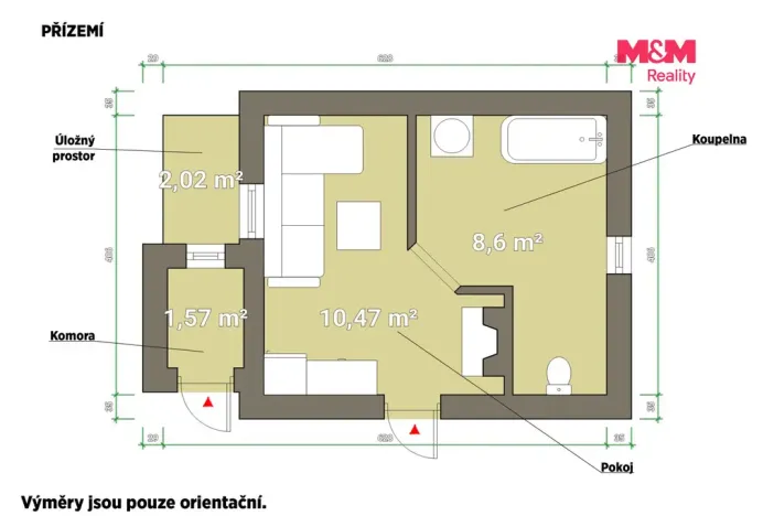 Prodej chaty, Horní Bříza, 53 m2