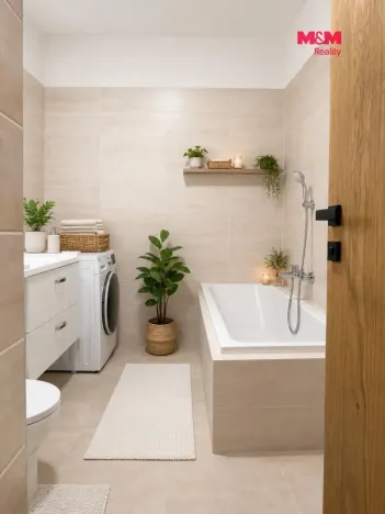 Pronájem bytu 2+kk, Velká Bystřice, Nádražní I, 38 m2