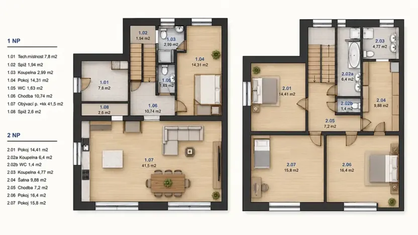 Prodej rodinného domu, Brandýs nad Labem-Stará Boleslav, Konětopská, 160 m2