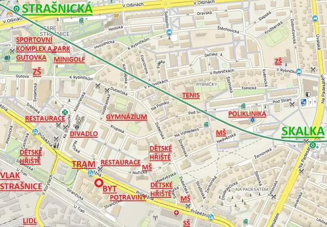 Prodej bytu 2+1, Praha - Strašnice, Průběžná, 54 m2