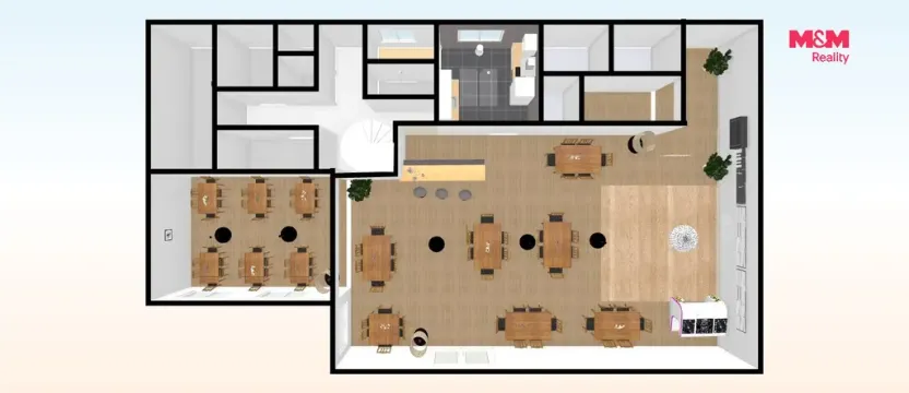 Pronájem restaurace, Nové Město na Moravě, Vratislavovo náměstí, 220 m2