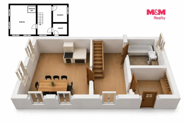Prodej rodinného domu, Litoboř, 47 m2