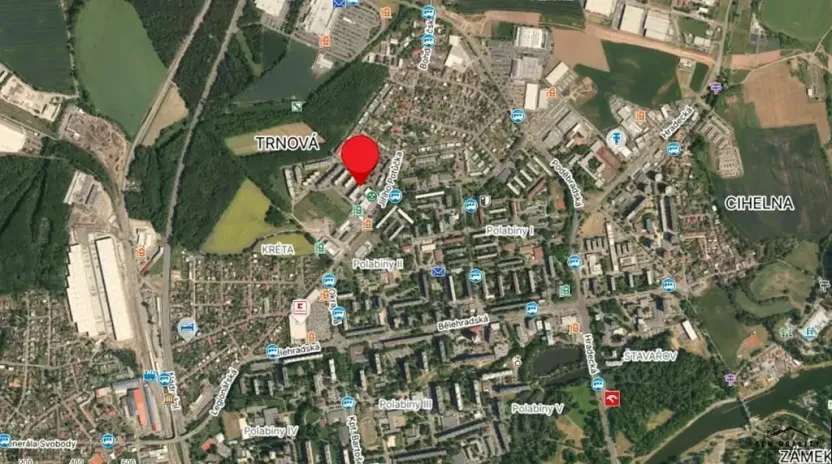 Pronájem bytu 1+kk, Pardubice, Jana Hrubého, 33 m2