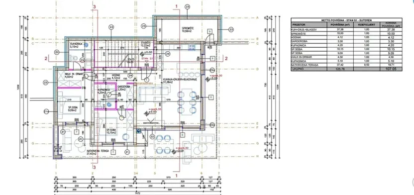 Prodej bytu 3+kk, Tisno, Chorvatsko, 102 m2