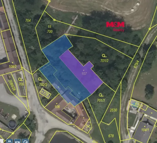 Prodej pozemku pro bydlení, Trhové Sviny - Rankov, 1018 m2