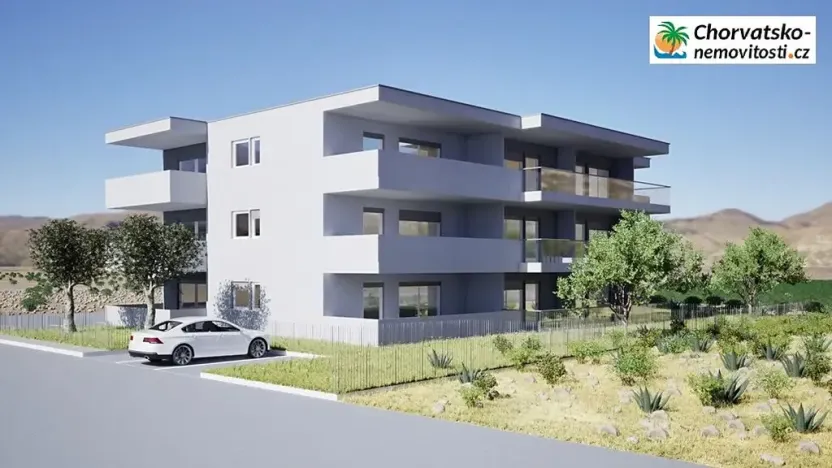 Prodej bytu 2+kk, Povljana, Chorvatsko, 44 m2