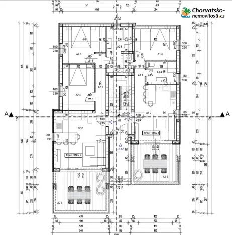 Prodej bytu 2+kk, Stara Novalja, Chorvatsko, 50 m2