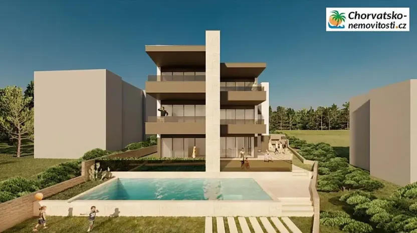 Prodej bytu 3+kk, Novalja, Chorvatsko, 72 m2