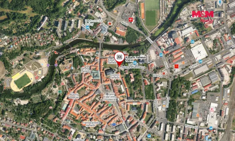 Prodej bytu 2+1, Cheb, Kasární náměstí, 54 m2