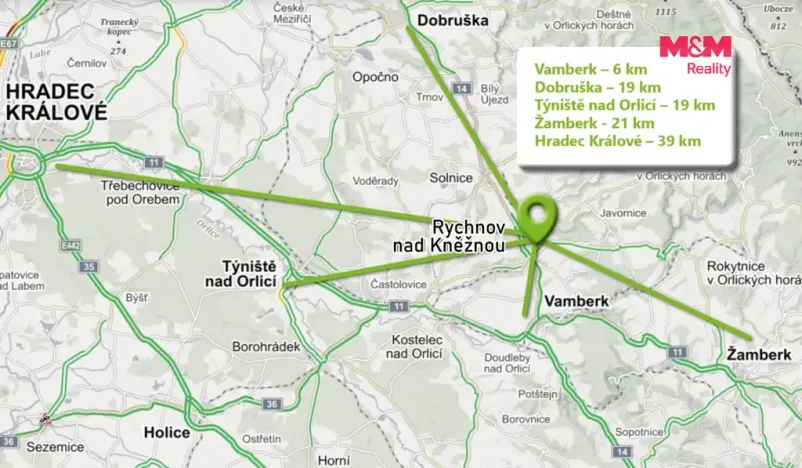 Prodej pozemku pro bydlení, Rychnov nad Kněžnou - Panská Habrová, 3787 m2