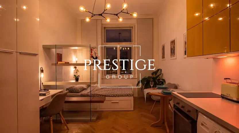 Pronájem bytu 1+kk, Praha - Nusle, náměstí Bratří Synků, 24 m2