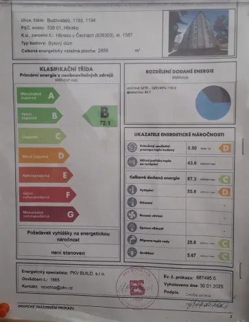 Prodej bytu 3+1, Hlinsko, Budovatelů, 62 m2