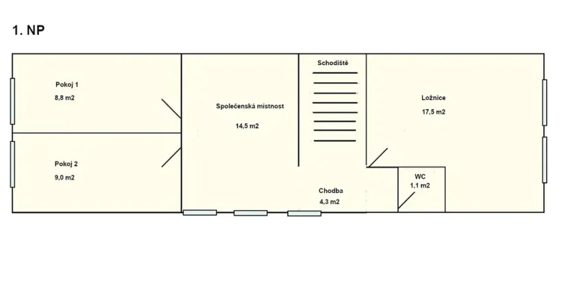 Prodej rodinného domu, Klecany, Na skalkách, 128 m2
