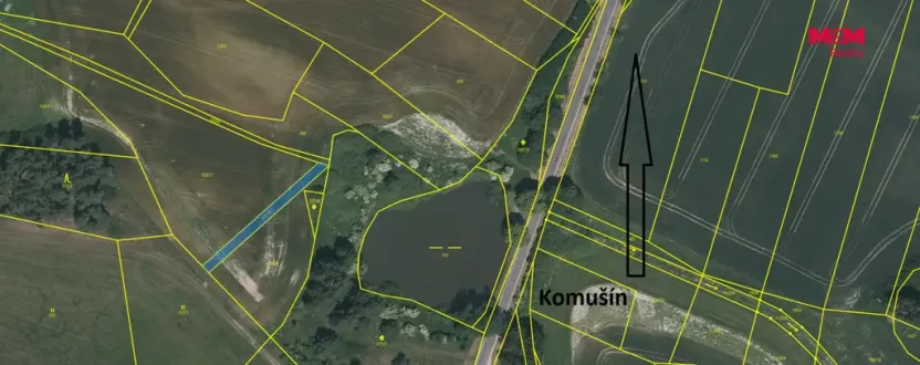 Prodej pole, Horažďovice - Komušín, 23877 m2