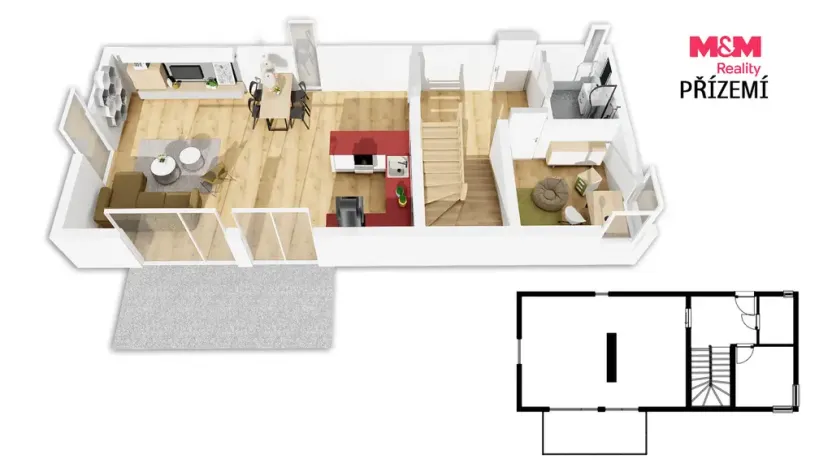Prodej rodinného domu, Líbeznice, Nedvědova, 126 m2