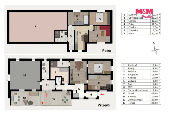 Prodej rodinného domu, Bechyně, Čechova, 162 m2