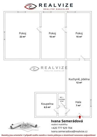 Pronájem bytu 3+1, České Budějovice, V Oblouku, 80 m2